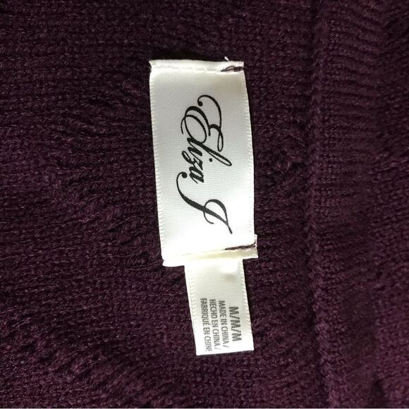 Eliza J Plum Sweater Dress Size M - Picture 8 of 13